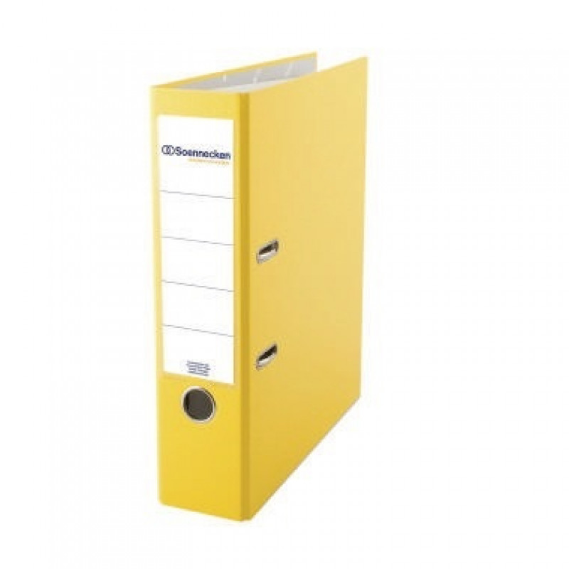 Soennecken Ordner 3334 DIN A4 80mm PP gelb Soennecken Ordner 3334 DIN A4 80mm PP gelb