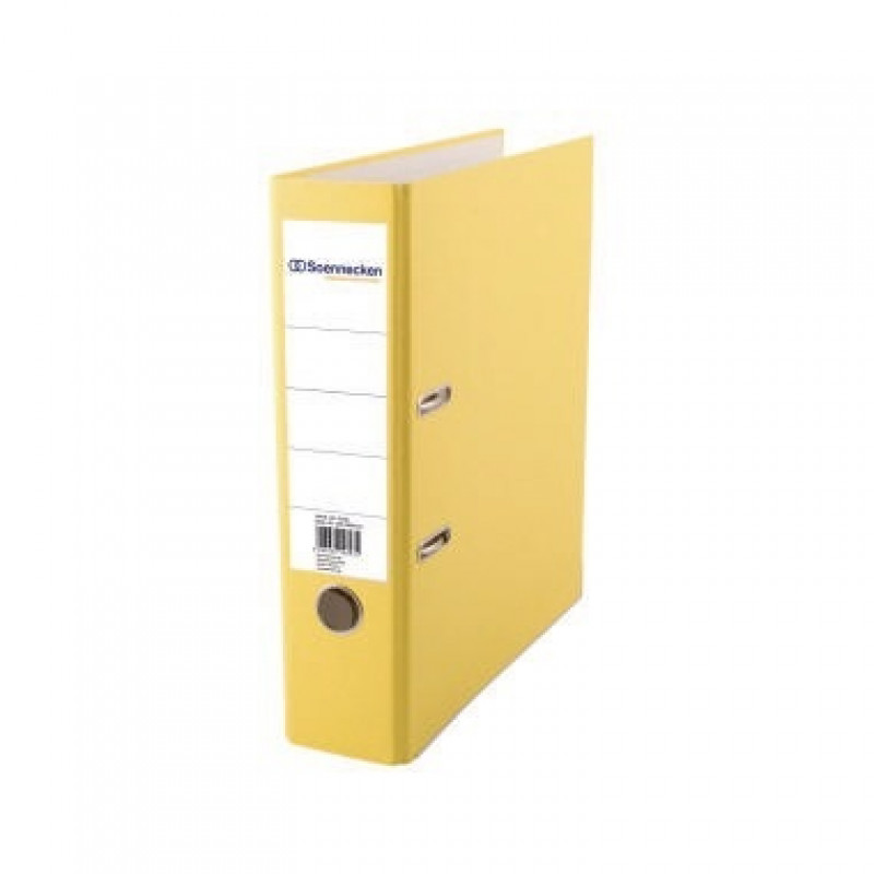 Soennecken Ordner 3359 DIN A4 80mm Papierbezug gelb Soennecken Ordner 3359 DIN A4 80mm Papierbezug gelb
