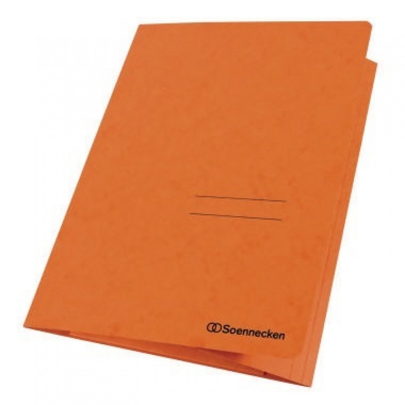 Soennecken Sammelmappe 1480 DIN A4 3Klappen Karton orange Soennecken Sammelmappe 1480 DIN A4 3Klappen Karton orange