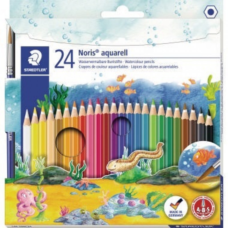 STAEDTLER Farbstift Noris Club aquarell 144 10NC24 24 St./Pack. STAEDTLER Farbstift Noris Club aquarell 144 10NC24 24 St./Pack.