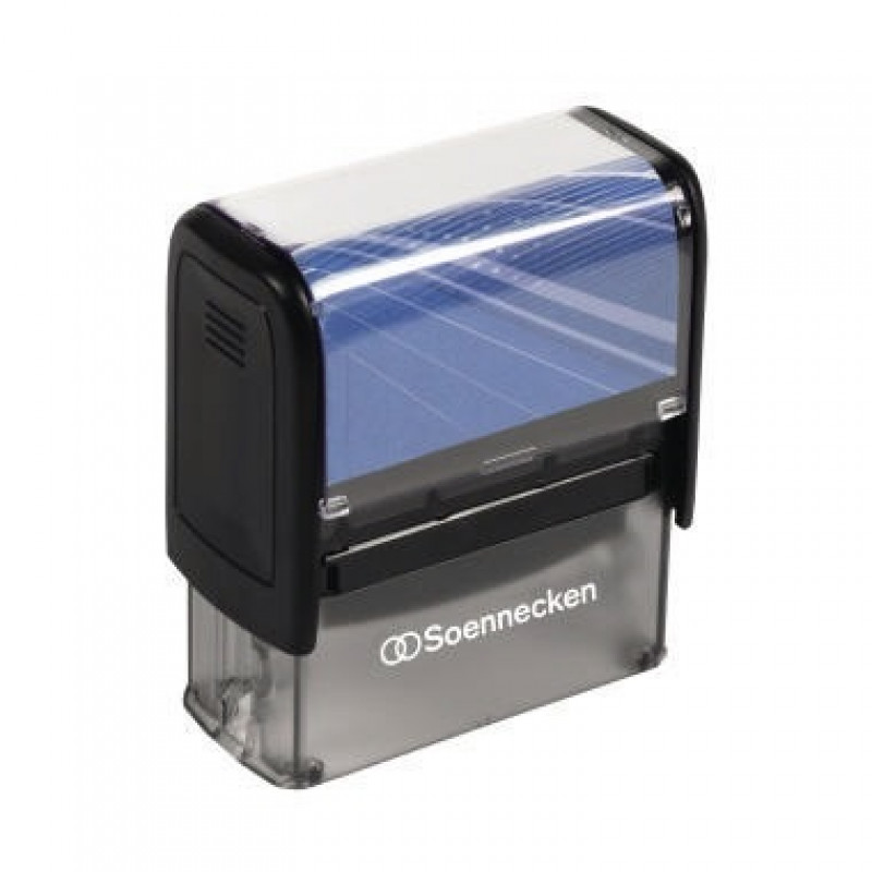 Soennecken Textstempel 3841 6Zeilen mit Sichtfenster 58x22mm