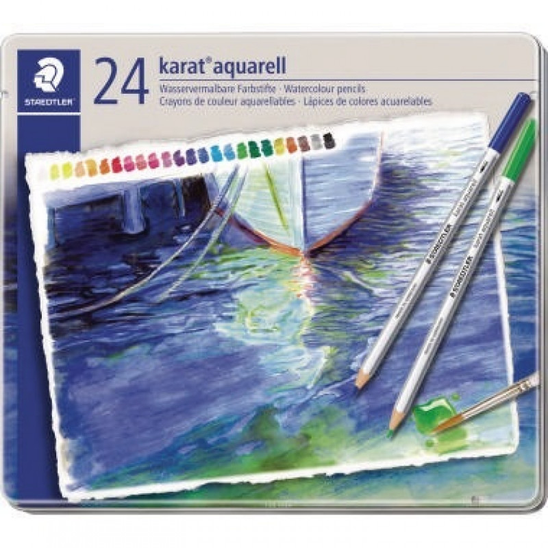 STAEDTLER Farbstift karat aquarell 125 M24 sortiert 24 St./Pack.
