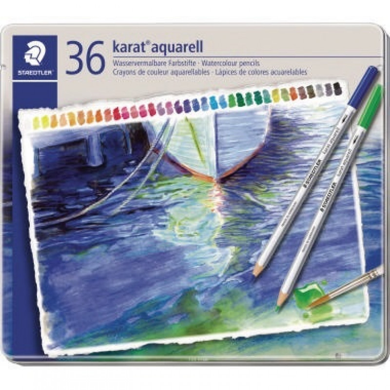 STAEDTLER Farbstift karat aquarell 125 M36 sortiert 36 St./Pack. STAEDTLER Farbstift karat aquarell 125 M36 sortiert 36 St./Pack.