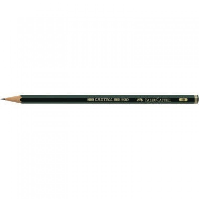 Faber-Castell Bleistift CASTELL 9000 119006 6B dunkelgrün Faber-Castell Bleistift CASTELL 9000 119006 6B dunkelgrün