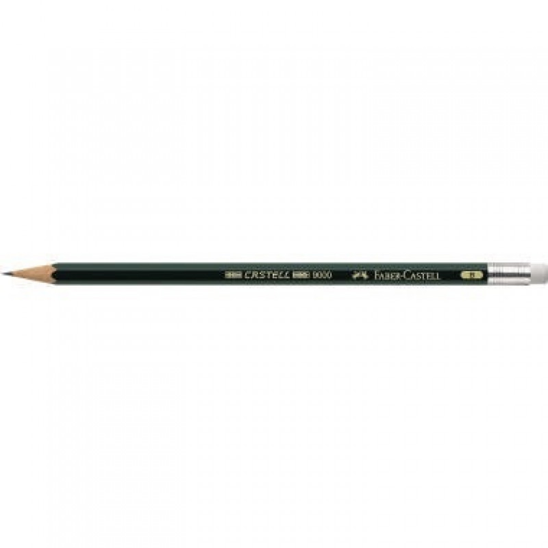 Faber-Castell Bleistift CASTELL 9000 119201 B dunkelgrün Faber-Castell Bleistift CASTELL 9000 119201 B dunkelgrün