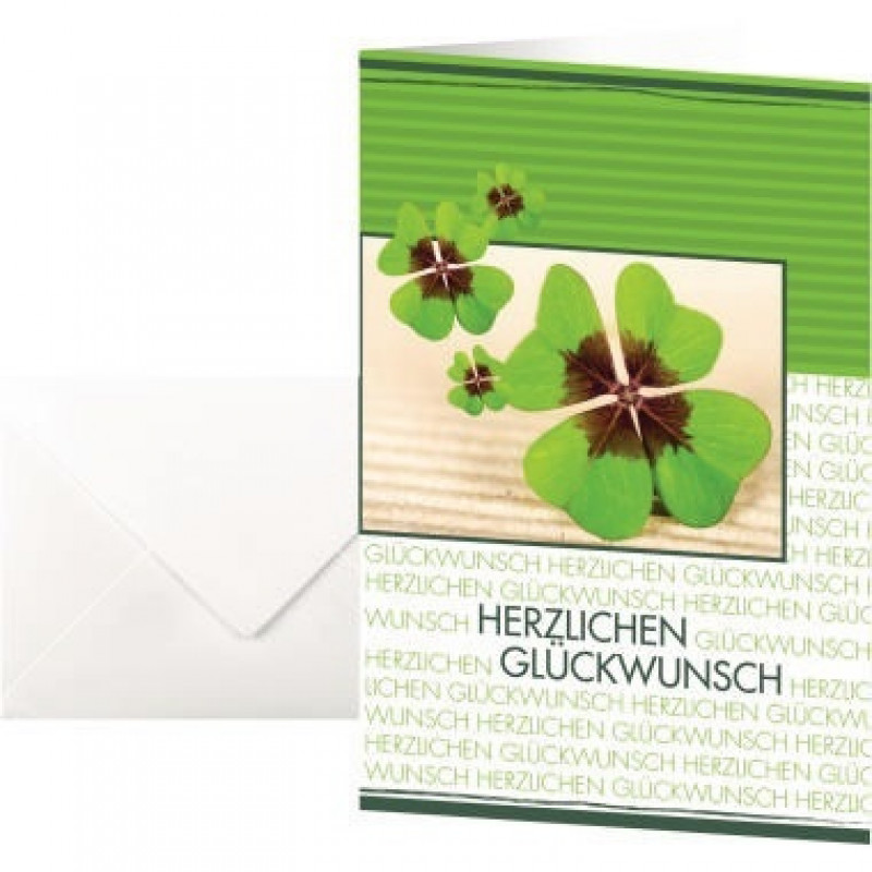 Sigel Anlasskarte Fortune DS004 11,5x17cm 10 St./Pack. +Umschläge Sigel Anlasskarte Fortune DS004 11,5x17cm 10 St./Pack. +Umschläge