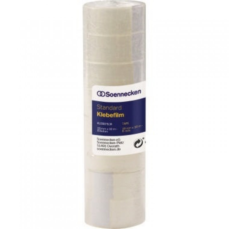 Soennecken Klebefilm 5846 19mmx10m transparent 8 St./Pack. Soennecken Klebefilm 5846 19mmx10m transparent 8 St./Pack.