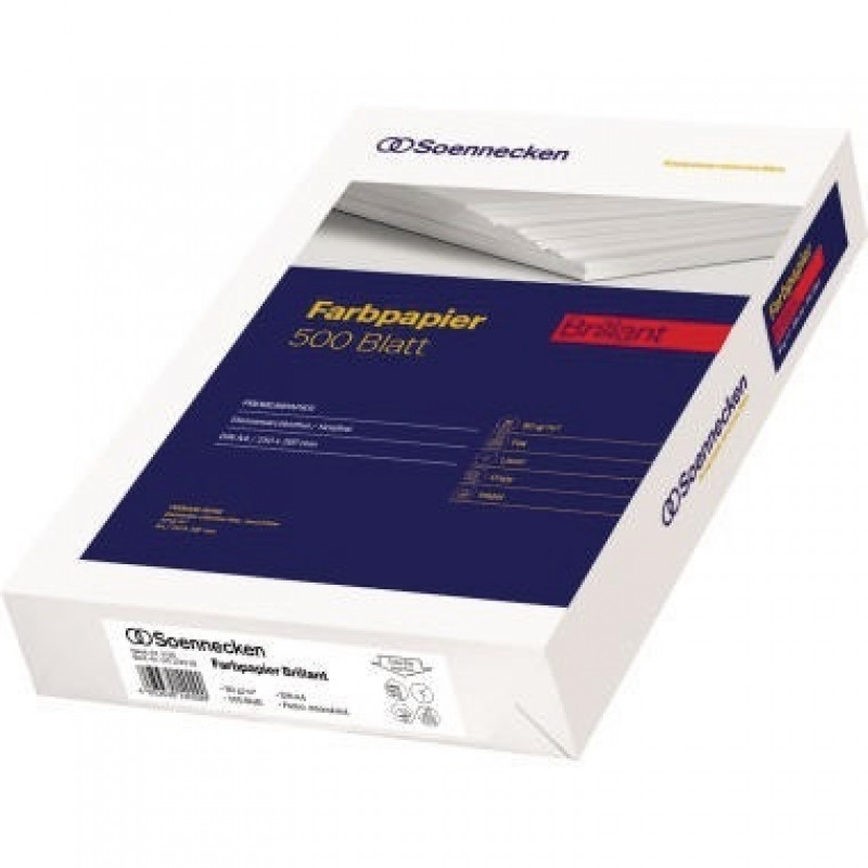 Soennecken Kopierpapier Brillant 5780 DIN A4 int.rot 500 Bl./Pack Soennecken Kopierpapier Brillant 5780 DIN A4 int.rot 500 Bl./Pack