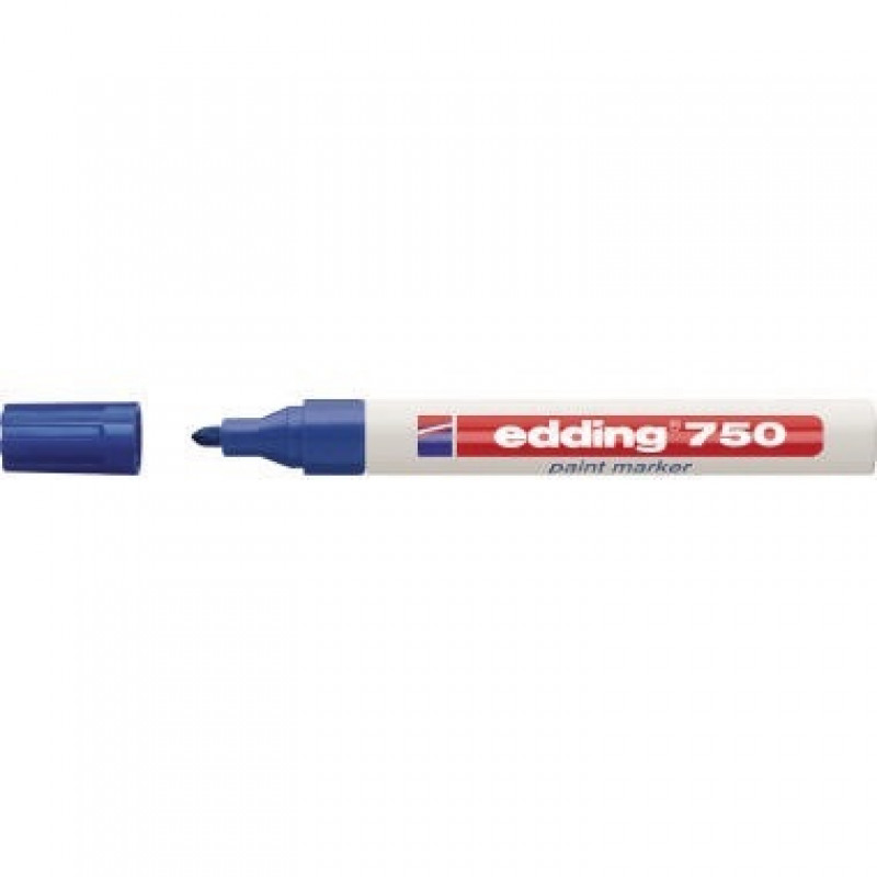 edding Lackmarker 750 4-750003 2-4mm Rundspitze permanent blau edding Lackmarker 750 4-750003 2-4mm Rundspitze permanent blau