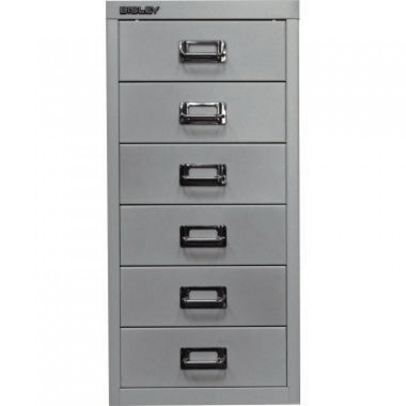 Bisley Schubladenschrank L296355 6Schubfächer silber Bisley Schubladenschrank L296355 6Schubfächer silber