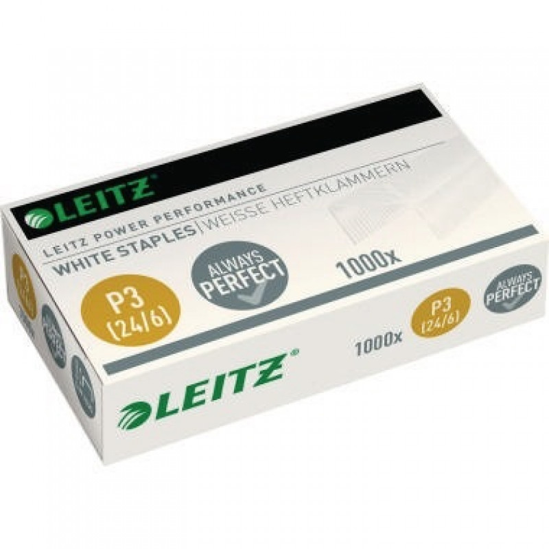 Leitz Heftklammer P3 55540000 24/6 verzinkt 1.000 St./Pack. Leitz Heftklammer P3 55540000 24/6 verzinkt 1.000 St./Pack.