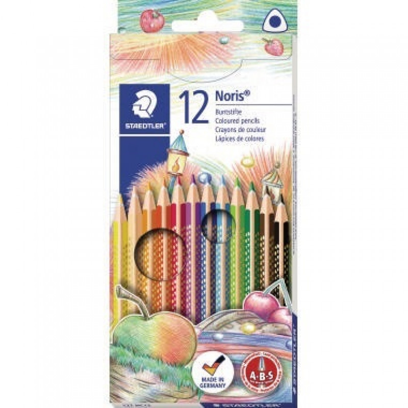 STAEDTLER Farbstift Noris Club 127 NC 12 3mm sortiert 12 St./Pack. STAEDTLER Farbstift Noris Club 127 NC 12 3mm sortiert 12 St./Pack.