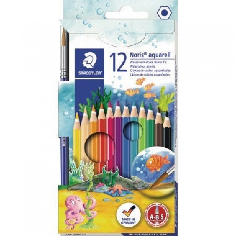 STAEDTLER Farbstift Noris Club aquarell 144 10NC12 12 St./Pack. STAEDTLER Farbstift Noris Club aquarell 144 10NC12 12 St./Pack.