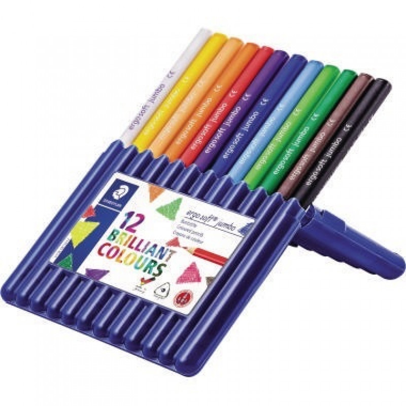 STAEDTLER Farbstift ergo soft jumbo 158 SB12 4mm sortiert 12 St./Pack. STAEDTLER Farbstift ergo soft jumbo 158 SB12 4mm sortiert 12 St./Pack.