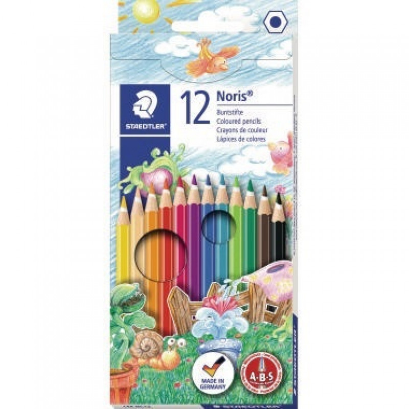 STAEDTLER Farbstift Noris Club 144 NC12 sortiert 12 St./Pack. STAEDTLER Farbstift Noris Club 144 NC12 sortiert 12 St./Pack.