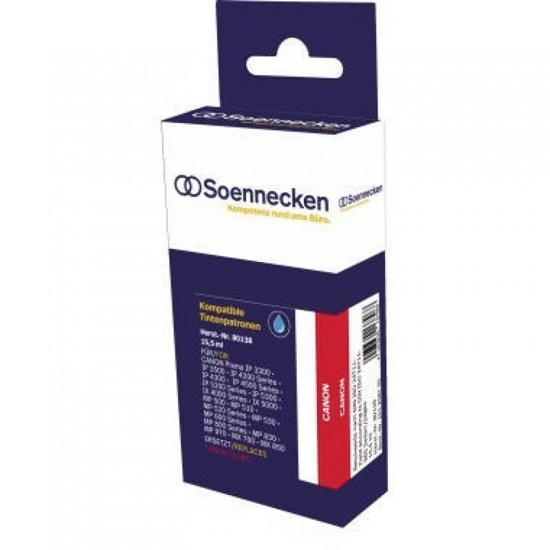 Soennecken Tintenpatrone 80138 Gr.1505 wie Canon CLI8C cyan Soennecken Tintenpatrone 80138 Gr.1505 wie Canon CLI8C cyan