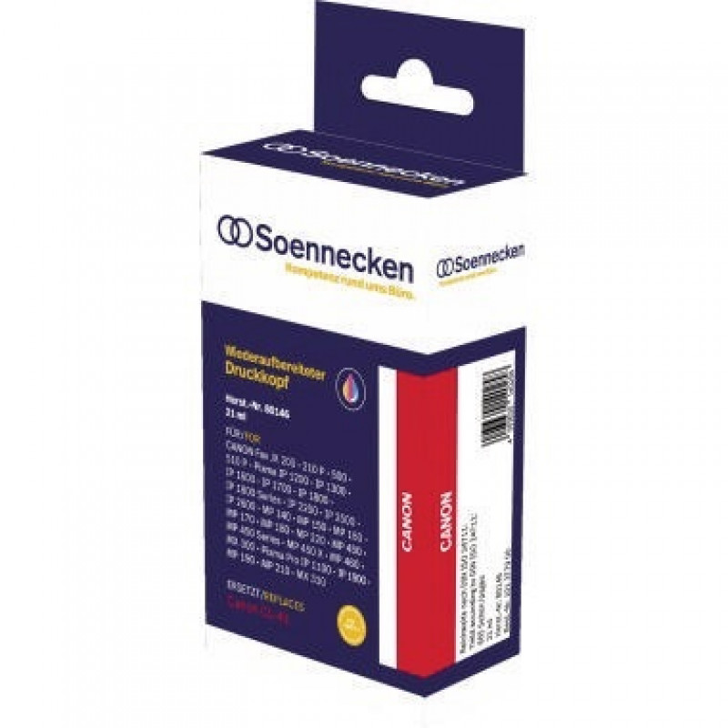 Soennecken Tintenpatrone 80146 Gr.1501 wie Canon CL41 c/m/y Soennecken Tintenpatrone 80146 Gr.1501 wie Canon CL41 c/m/y