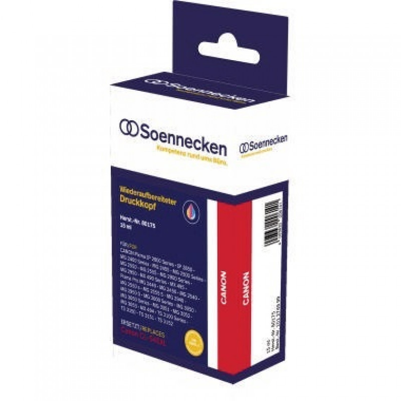 Soennecken Tintenpatrone 80175 wie Canon CL546XL farbig Soennecken Tintenpatrone 80175 wie Canon CL546XL farbig