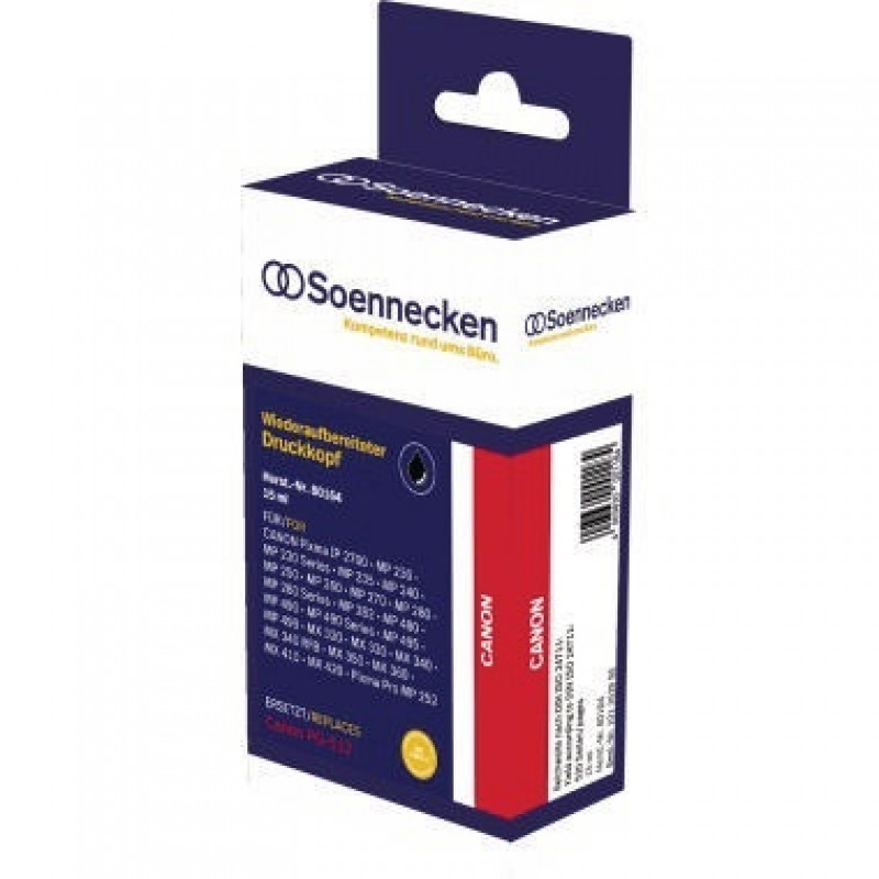 Soennecken Tintenpatrone 80164 wie Canon PG512 schwarz Soennecken Tintenpatrone 80164 wie Canon PG512 schwarz