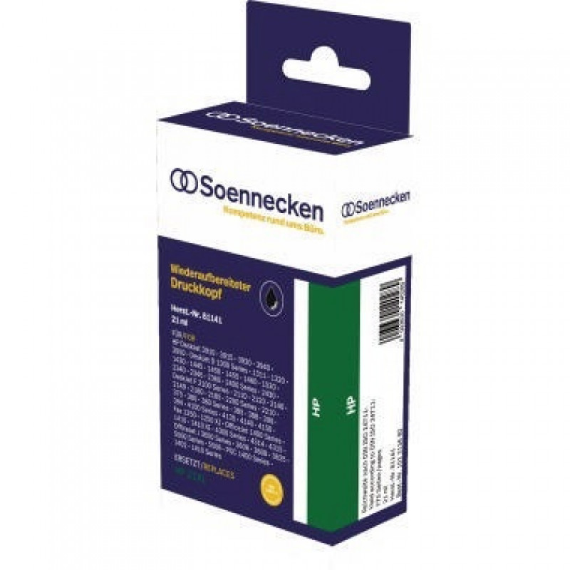 Soennecken Tintenpatrone 81141 Gr.1900 wie HP C9351CE schwarz Soennecken Tintenpatrone 81141 Gr.1900 wie HP C9351CE schwarz