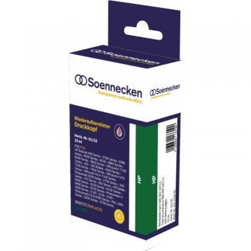 Soennecken Tintenpatrone 81132 Gr.1025 wie HP C9363EE c/m/y Soennecken Tintenpatrone 81132 Gr.1025 wie HP C9363EE c/m/y