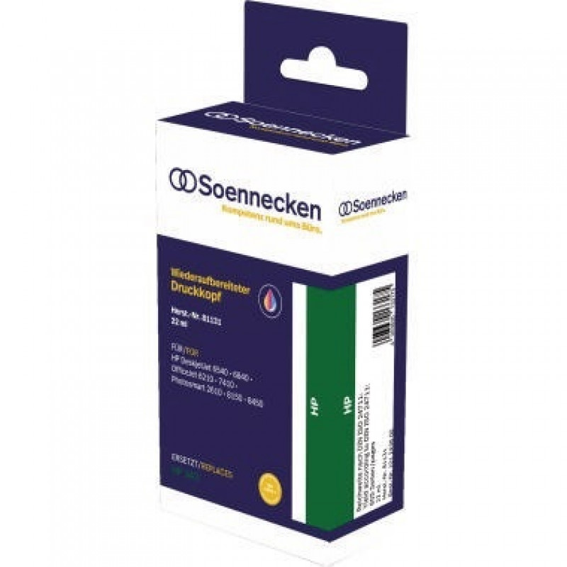 Soennecken Tintenpatrone 81131 Gr.1024C wie HP C8766EE c/m/y Soennecken Tintenpatrone 81131 Gr.1024C wie HP C8766EE c/m/y