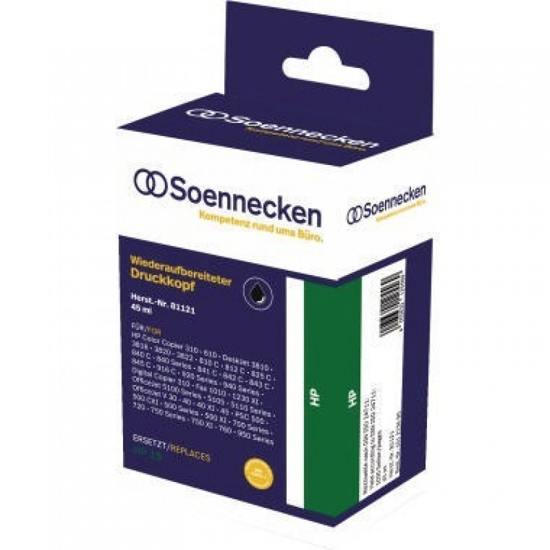 Soennecken Tintenpatrone 81121 Gr.993 wie HP C6615DE schwarz