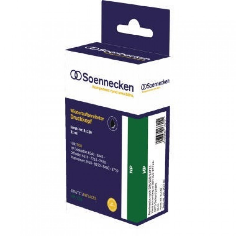 Soennecken Tintenpatrone 81130 Gr.1023 wie HP C8767EE schwarz Soennecken Tintenpatrone 81130 Gr.1023 wie HP C8767EE schwarz