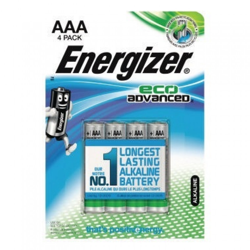 Energizer Batterie Eco Advanced E300128100 AAA Micro 4 St./Pack. Energizer Batterie Eco Advanced E300128100 AAA Micro 4 St./Pack.