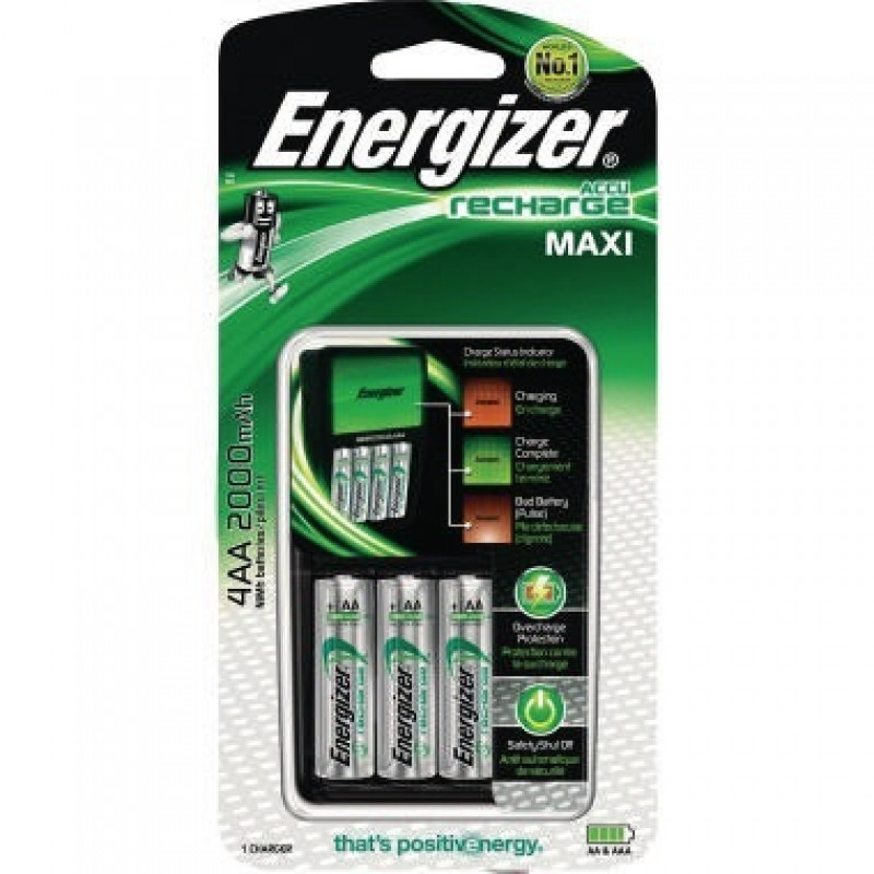 Energizer Akkuladegerät Maxi Charger E300321200 für AA/AAA Energizer Akkuladegerät Maxi Charger E300321200 für AA/AAA