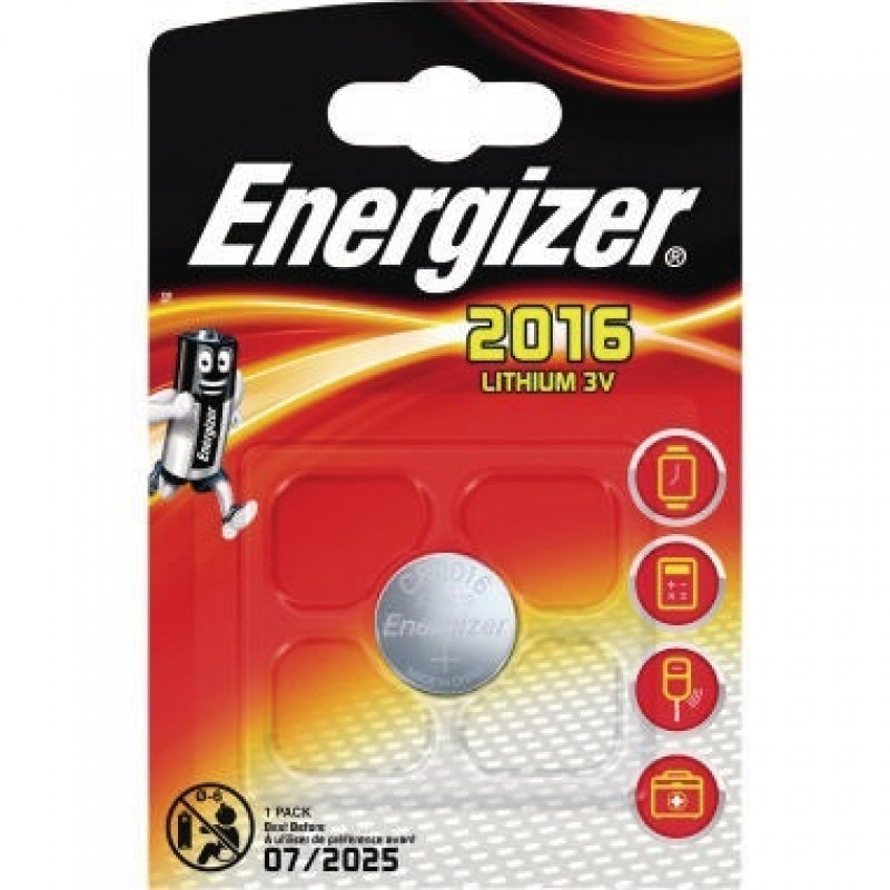 Energizer Knopfzelle 638710 CR2016 Maxiblister Energizer Knopfzelle 638710 CR2016 Maxiblister