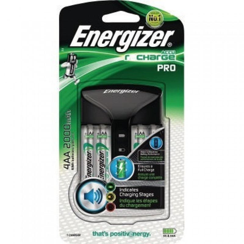 Energizer Akkuladegerät Pro Charger E300696600 +4x2400mAh Energizer Akkuladegerät Pro Charger E300696600 +4x2400mAh