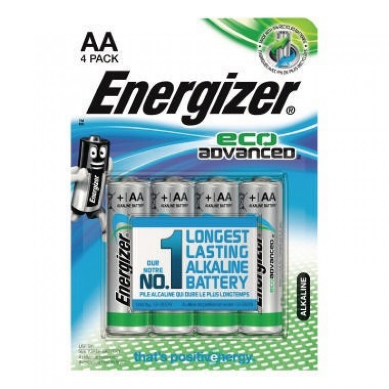 Energizer Batterie Eco Advanced E300130700 AA Mignon 4 St./Pack. Energizer Batterie Eco Advanced E300130700 AA Mignon 4 St./Pack.