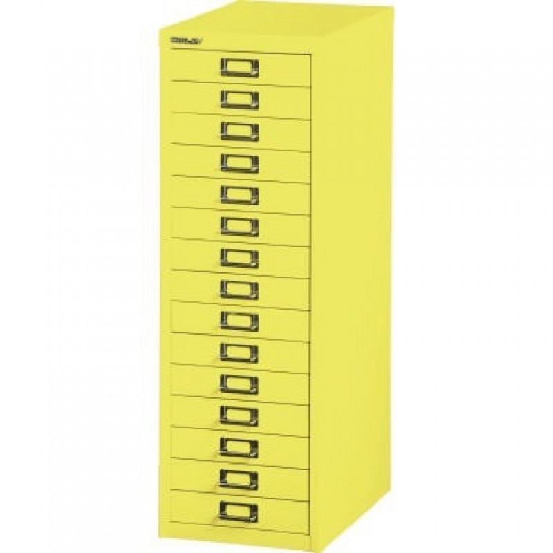 Bisley Schubladenschrank L3915641 15Schubfächer gelb