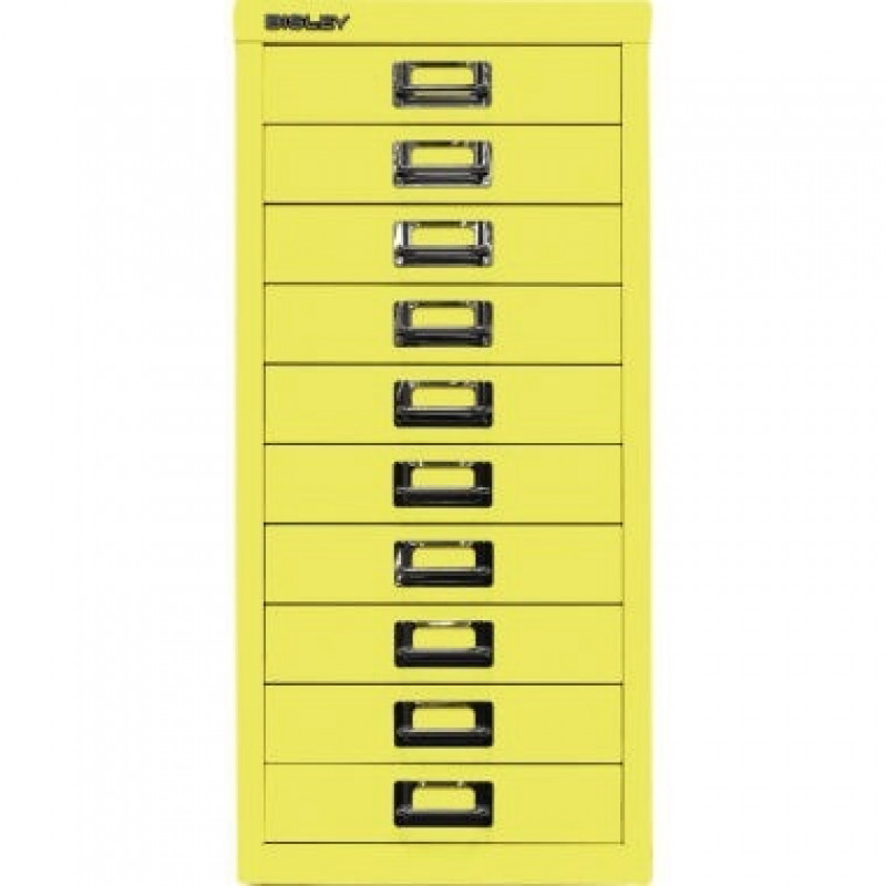 Bisley Schubladenschrank L2910641 10Schubfächer gelb Bisley Schubladenschrank L2910641 10Schubfächer gelb