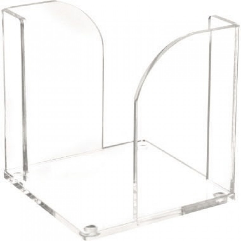 MAUL Zettelbox 1954005 9x9cm max. 700Blatt Acryl gk