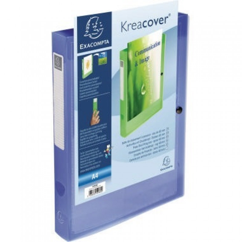 Exacompta Sammelmappe Archivbx KC 59982E 40mm PP 0,7mm transp bl Exacompta Sammelmappe Archivbx KC 59982E 40mm PP 0,7mm transp bl