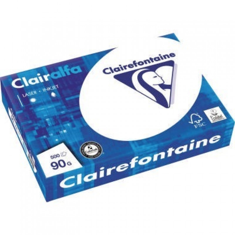 Clairefontaine Multifunktionspapier DIN A4 90g weiß 500 Bl./Pack. Clairefontaine Multifunktionspapier DIN A4 90g weiß 500 Bl./Pack.