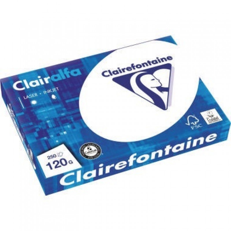 Clairefontaine Multifunktionspapier DIN A4 120g weiß 250 Bl./Pack. Clairefontaine Multifunktionspapier DIN A4 120g weiß 250 Bl./Pack.