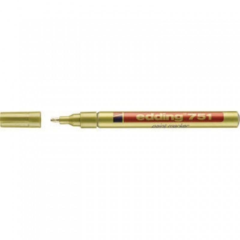edding Lackmarker 751 4-751053 1-2mm Rundspitze permanent gold edding Lackmarker 751 4-751053 1-2mm Rundspitze permanent gold