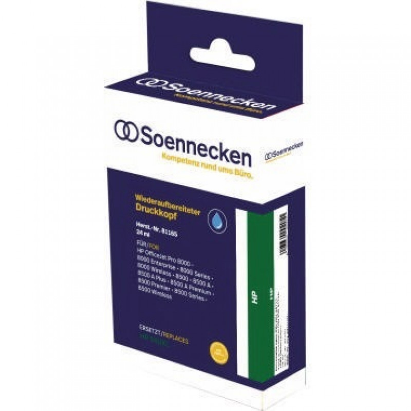 Soennecken Tintenpatrone 81165 wie HP Nr.940XL 20ml cyan Soennecken Tintenpatrone 81165 wie HP Nr.940XL 20ml cyan