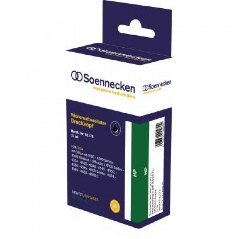 Soennecken Tintenpatrone 81174 wie HP CC654AE Nr.901XL 21ml schwarz Soennecken Tintenpatrone 81174 wie HP CC654AE Nr.901XL 21ml schwarz