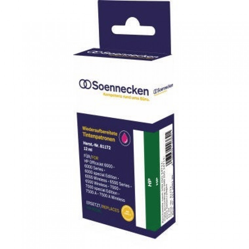 Soennecken Tintenpatrone 81172 wie HP CD973AE Nr.920XL magenta Soennecken Tintenpatrone 81172 wie HP CD973AE Nr.920XL magenta