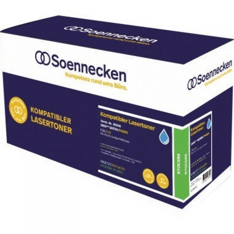 Soennecken Toner 85040 wie Kyocera TK580C 2.800Seiten cyan