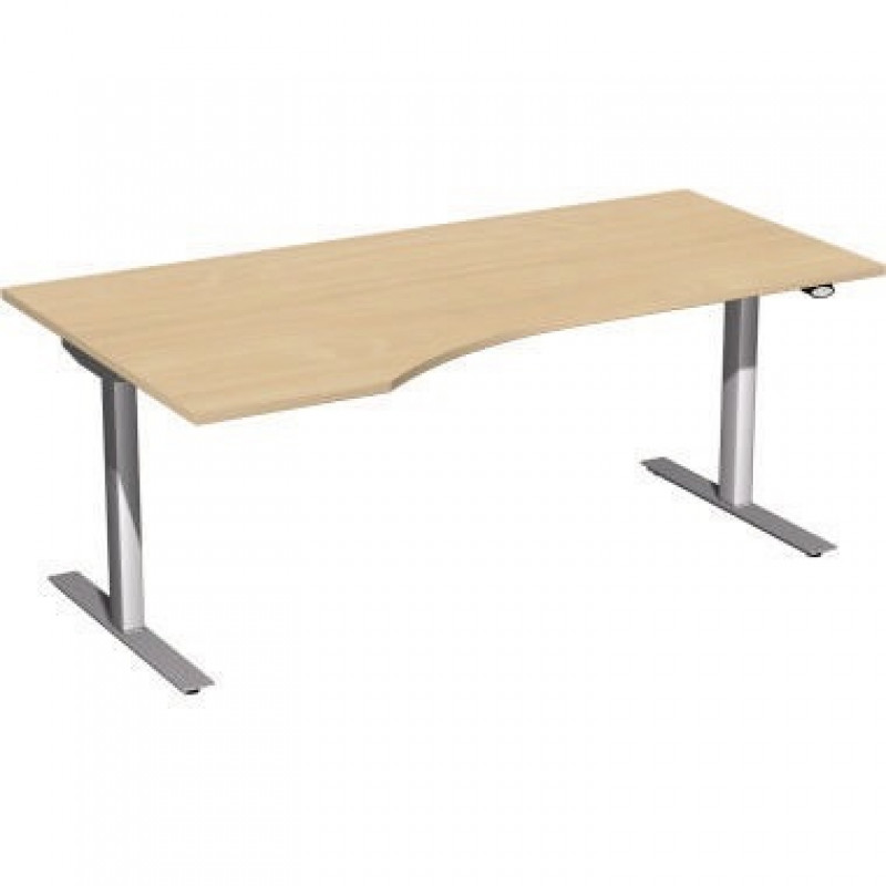 Geramöbel Elekrto-Hubtisch links S-08A1812-BS 180x100x68cm bu/si Geramöbel Elekrto-Hubtisch links S-08A1812-BS 180x100x68cm bu/si