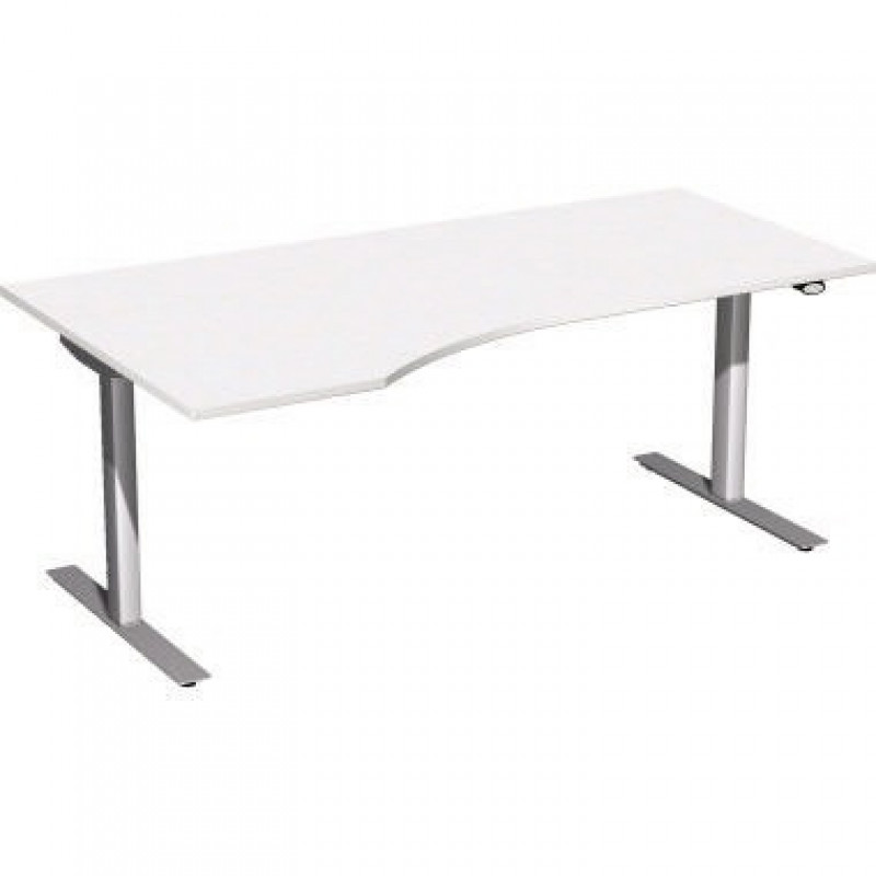Geramöbel Elekrto-Hubtisch S-08A1812-WS 180x100x68cm ws/si Geramöbel Elekrto-Hubtisch S-08A1812-WS 180x100x68cm ws/si