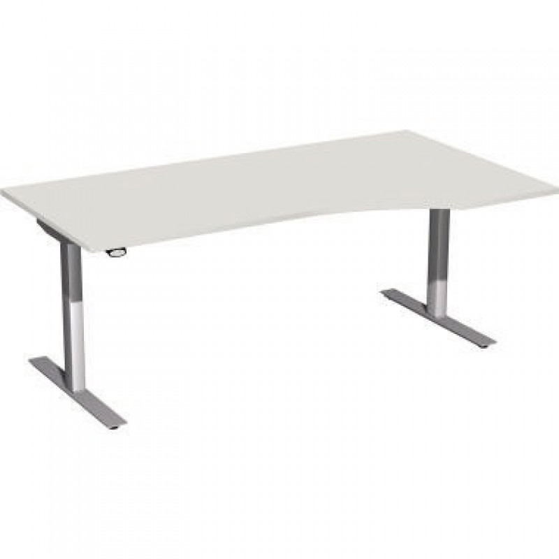 Geramöbel Elektro-Hubtisch S-08A1811-WS 180x100x68cm ws/si Geramöbel Elektro-Hubtisch S-08A1811-WS 180x100x68cm ws/si