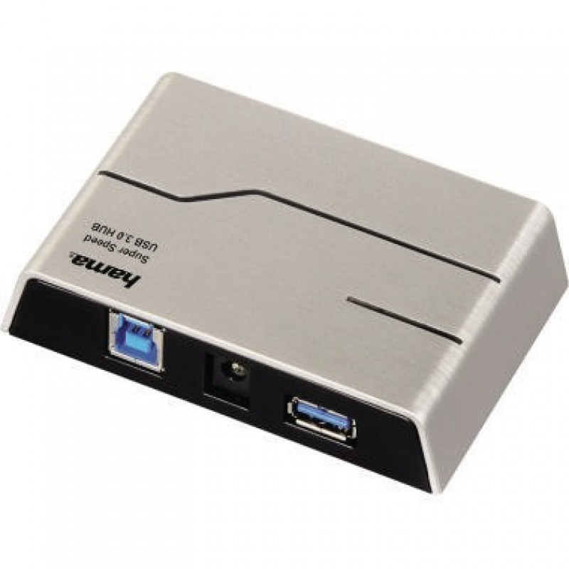 Hama USB-Hub 00039879 USB 3.0 1:4 mit Netzteil schwarz Hama USB-Hub 00039879 USB 3.0 1:4 mit Netzteil schwarz