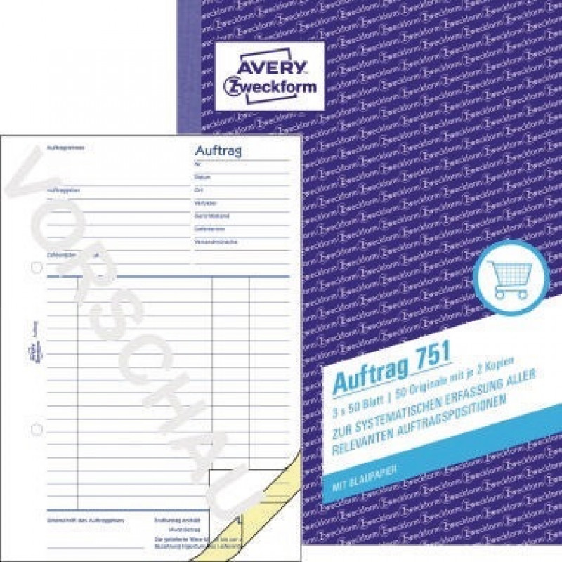 ZWF Auftrag 751 A5 3x50Bl ZWF Auftrag 751 A5 3x50Bl