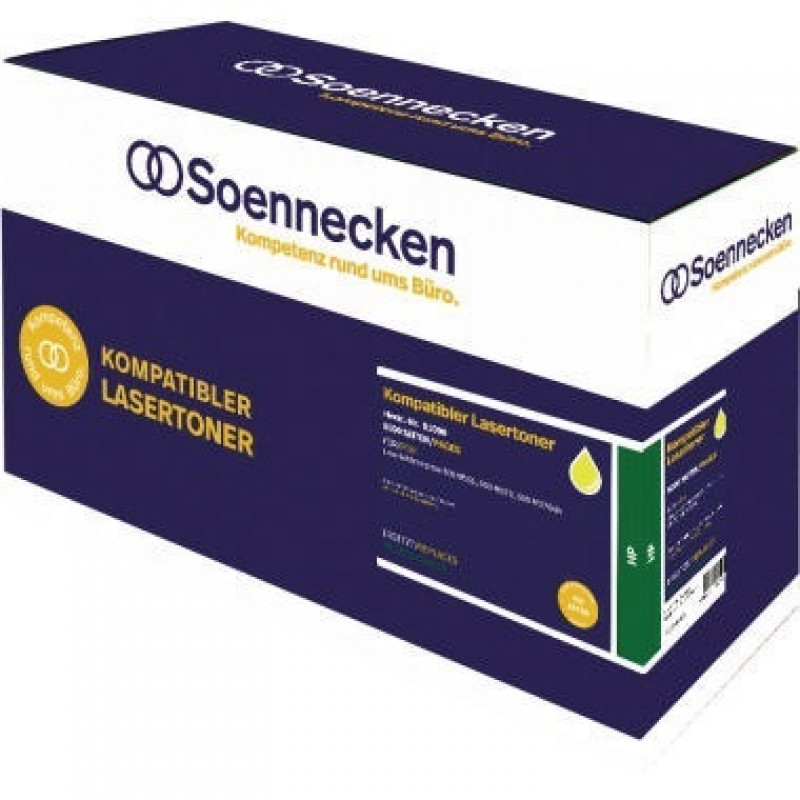 Soennecken Toner 81090 wie HP CE402A 507A 6.000Seiten gelb